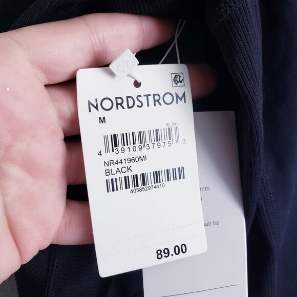 Zella Studio Light Ribbed Detail Track Jacket in Black - Picture 8 of 8